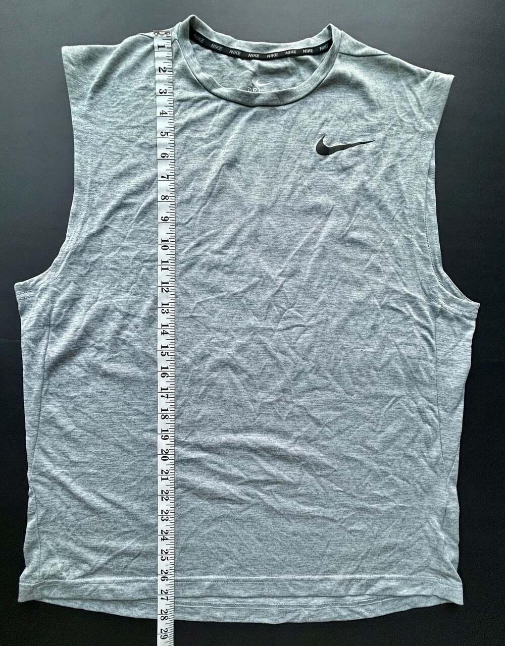 Nike Dri-Fit Training Tank Size Large Grey